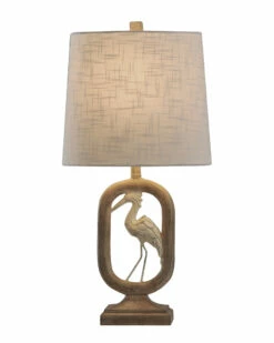 StyleCraft 22.75in Crane Table Lamp Home Table & Desk Lamps