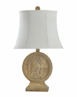 StyleCraft 22.5in Still Well Bay Egret Table Lamp Home Table & Desk Lamps