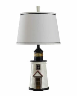 StyleCraft 29.5in Nantucket Lighthouse Table Lamp Home Table & Desk Lamps