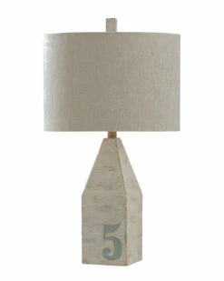 StyleCraft 26.5in Distressed Bouy Table Lamp Home Table & Desk Lamps