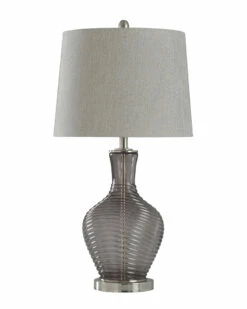 StyleCraft 29in Ambher Table Lamp Home Table & Desk Lamps