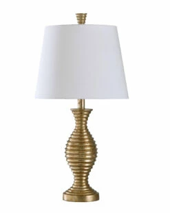 StyleCraft 24.5in Vintage Gold Table Lamp Home Table & Desk Lamps