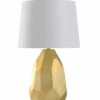 StyleCraft 25in Painted Gold Table Lamp Home Table & Desk Lamps