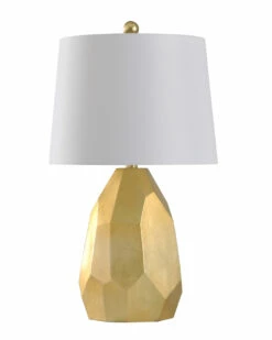 StyleCraft 25in Painted Gold Table Lamp Home Table & Desk Lamps