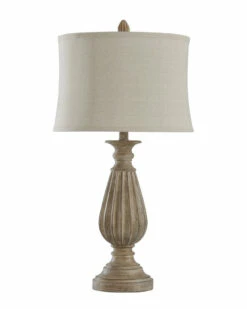 StyleCraft 29in Poly Table Lamp Home Table & Desk Lamps