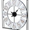 StyleCraft Evelyn Black & White Wooden Clock Frame Home Mirrors & Wall Art