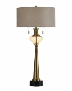 StyleCraft 37in Goldwine Table Lamp Home Table & Desk Lamps