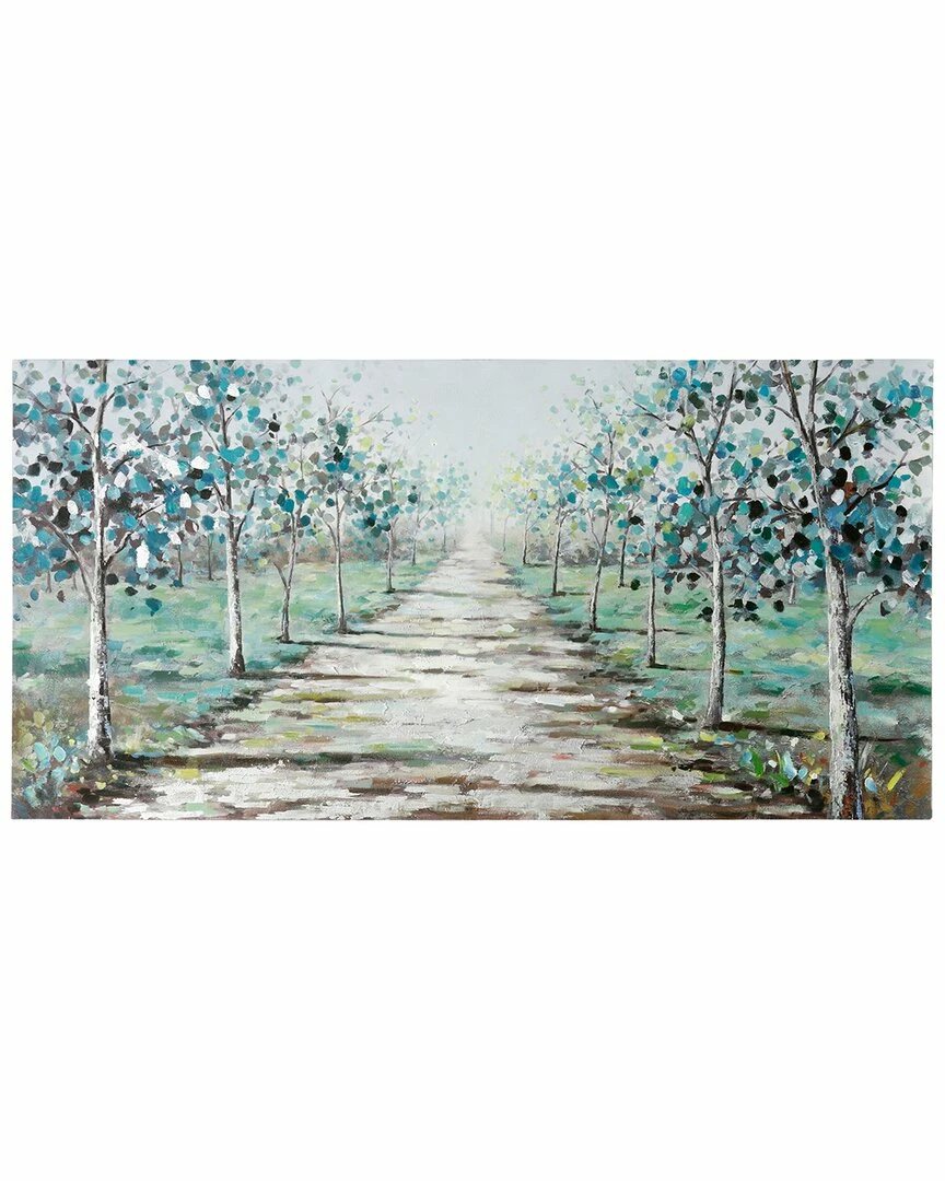 StyleCraft The Road Less Traveled Hand Painting Home Mirrors & Wall Art