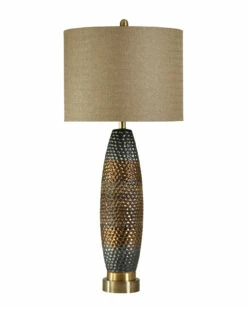 StyleCraft 37in Laughlin Finish On Ceramic Table Lamp Home Table & Desk Lamps