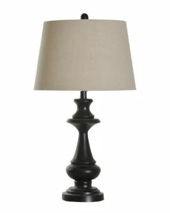 StyleCraft 28in Traditional Bronze Metal Table Lamp Home Table & Desk Lamps