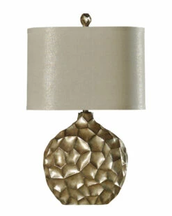 StyleCraft 32in Contemporary Georgian Silver Lamp Home Table & Desk Lamps