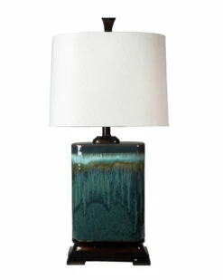 StyleCraft 31.5in Carolina Ceramic Table Lamp Home Table & Desk Lamps