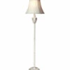 StyleCraft 61in Seashell Motif Cream Floor Lamp Home Floor Lamps