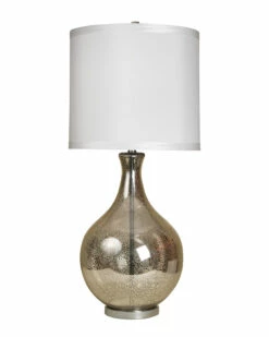 StyleCraft 35.5in Classical Urn Mercury Glass Table Lamp Home Table & Desk Lamps