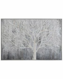 Stylecraft Ada Topiary Ii Handpainted Framed Landscape Canvas Wall Art Home Mirrors & Wall Art