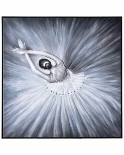 Stylecraft Zuri Lead Dancer I Handpainted Framed Canvas Wall Art Home Mirrors & Wall Art