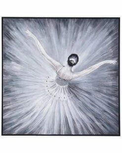 Stylecraft Zuri Lead Dancer Ii Handpainted Framed Canvas Wall Art Home Mirrors & Wall Art