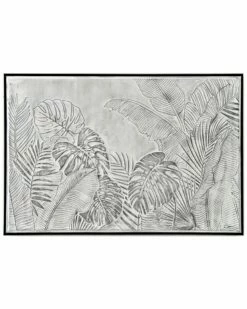 Stylecraft Nyla Tropical Leaves Ii Handpainted Framed Decor Wall Art Home Mirrors & Wall Art