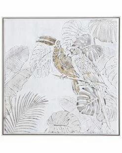 Stylecraft Kalani Toucan Framed Wall Art Home Mirrors & Wall Art