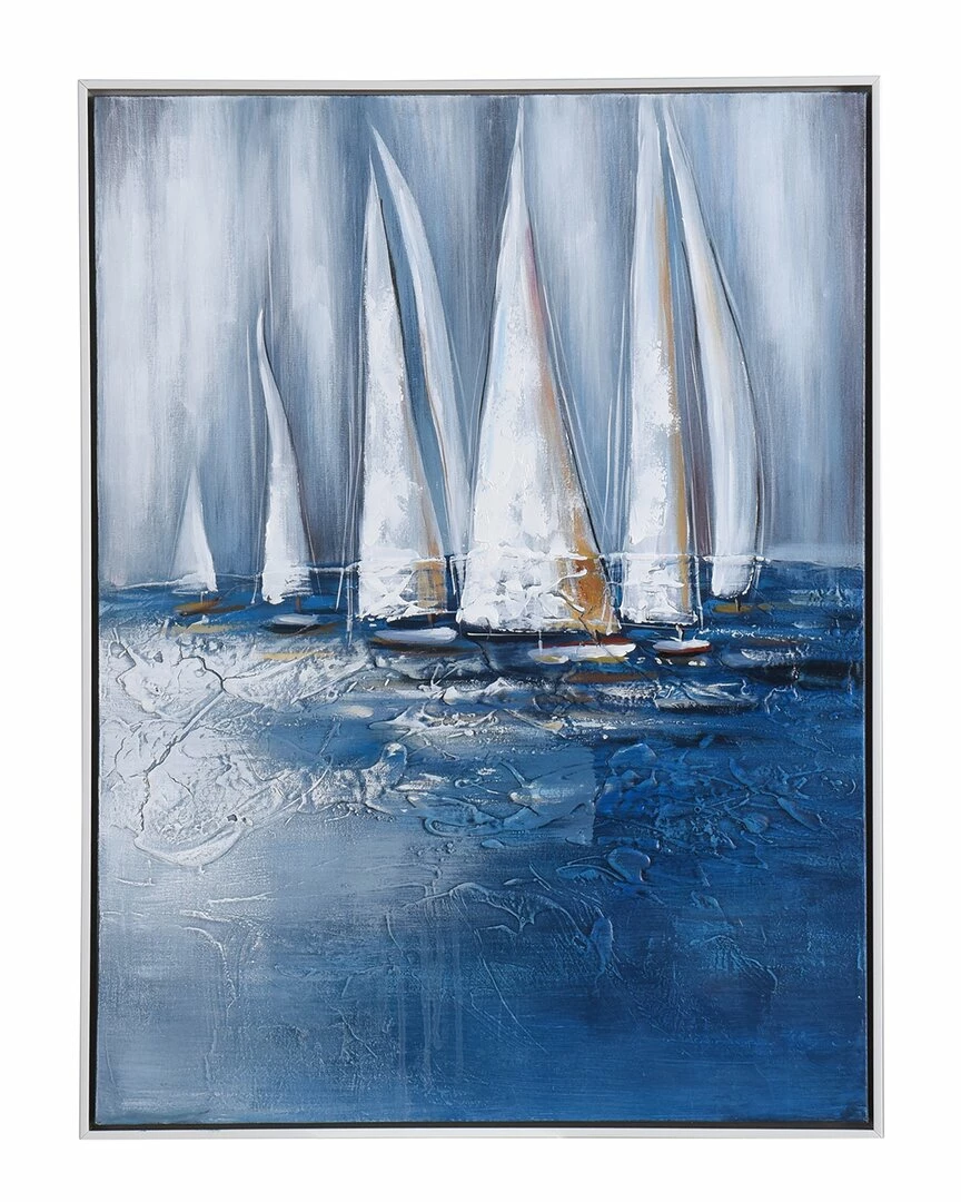Stylecraft Ophelia Silent Sails Handpainted Framed Decor Wall Art Home Mirrors & Wall Art