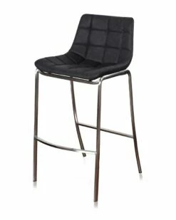 StyleCraft Gemma Low-Back Bar Stool Home Dining Chairs & Stools