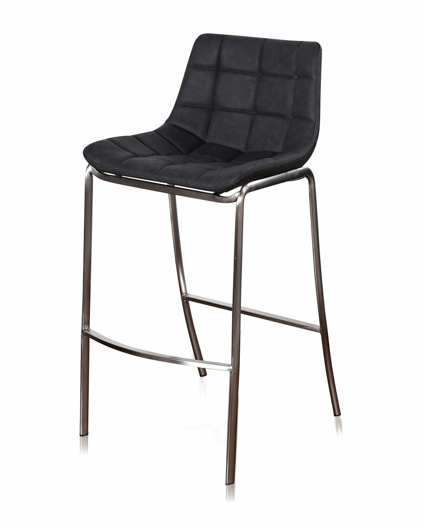 StyleCraft Gemma Low-Back Bar Stool Home Dining Chairs & Stools