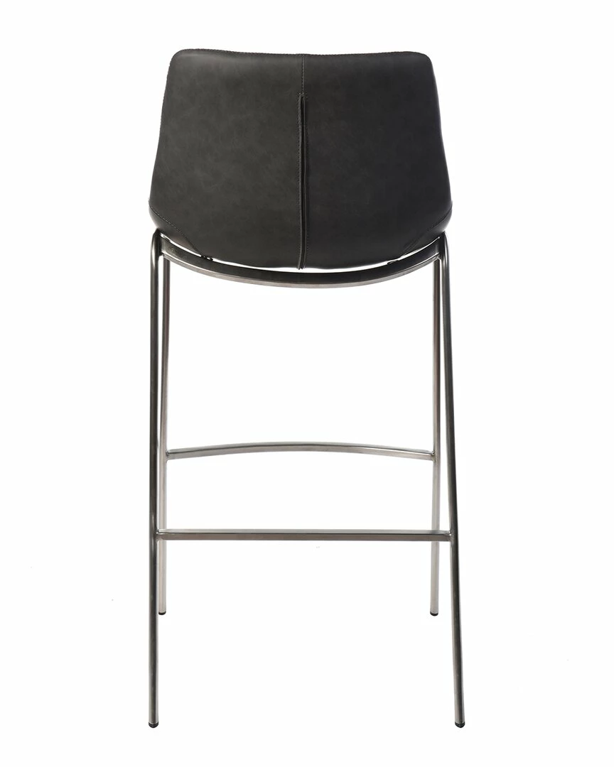 StyleCraft Gemma Low-Back Bar Stool Home Dining Chairs & Stools - Image 3