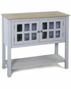 StyleCraft Two-Door Wooden Console Home TV Stands & Consoles