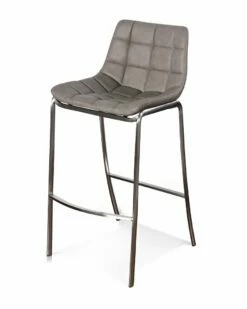 StyleCraft Gemma Low-Back Bar Stool Home Dining Chairs & Stools