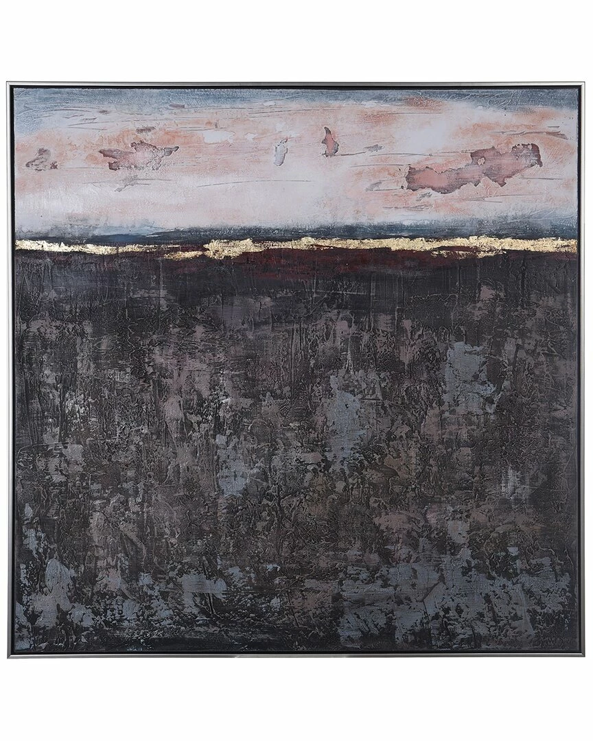 StyleCraft Corrosion Handpainted Framed Art On Canvas Home Mirrors & Wall Art