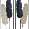 StyleCraft Sago Palm Set Of Two Dimensional Metal Wall Sculpture Home Mirrors & Wall Art