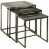 StyleCraft Logan Set Of Three Nested Accent Tables Home End & Side Tables
