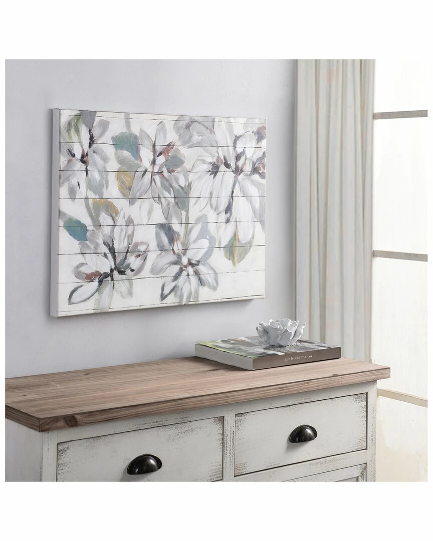 StyleCraft Hand Painted Floral Wood Pallet Wood Art Home Mirrors & Wall Art - Image 2