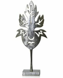 StyleCraft Laurent Aluminum Metal Figurine Face Stand Home Decorative Items & Frames