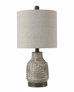 StyleCraft 21.5in Maze Table Lamp Home Table & Desk Lamps
