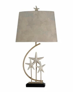 StyleCraft 34in Sand Stone Table Lamp Home Table & Desk Lamps