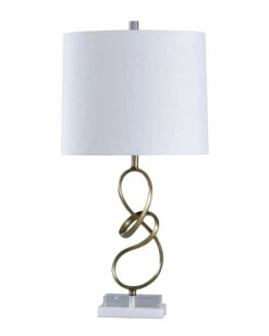 StyleCraft 31in Rosa Gold Loop Table Lamp Home Table & Desk Lamps
