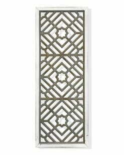 StyleCraft Lara Weathered Gray Wooden Wall Panel Home Mirrors & Wall Art