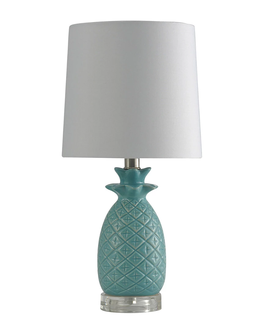 StyleCraft Seafoam Ceramic Lamp Home Table & Desk Lamps
