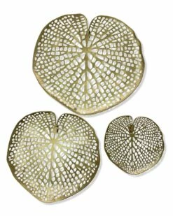 Stylecraft Lilian Laser Cut Lilly Set Of Three Pierced Me Home Mirrors & Wall Art