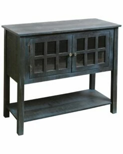 StyleCraft Two-Door Wooden Console Home TV Stands & Consoles