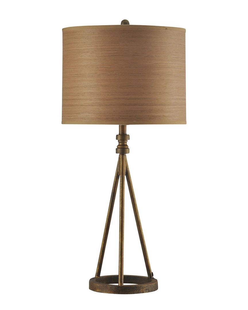 StyleCraft 35in Seeded Glass Table Lamp Home Table & Desk Lamps