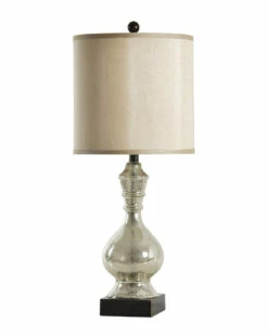 StyleCraft 31in Mercury Glass Table Lamp Home Table & Desk Lamps