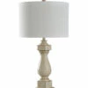 StyleCraft 33in Old Cream Distress Table Lamp Home Table & Desk Lamps