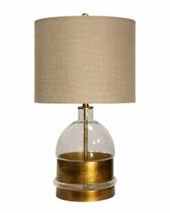 StyleCraft Mid-Field Glass Body Table Lamp Home Table & Desk Lamps