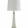 StyleCraft Spiral Clear Glass Table Lamp Home Table & Desk Lamps