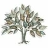 Stylecraft Lilian Earthy Leaflets Metal Tree Wall Sculpture Home Mirrors & Wall Art