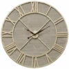 StyleCraft Antique Ivory And Driftwood Wall Clock Home Mirrors & Wall Art