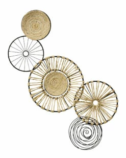 StyleCraft Natural Pulleys Wall Sculpture Home Mirrors & Wall Art