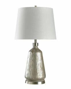 StyleCraft 32in Carme Silver Table Lamp Home Table & Desk Lamps